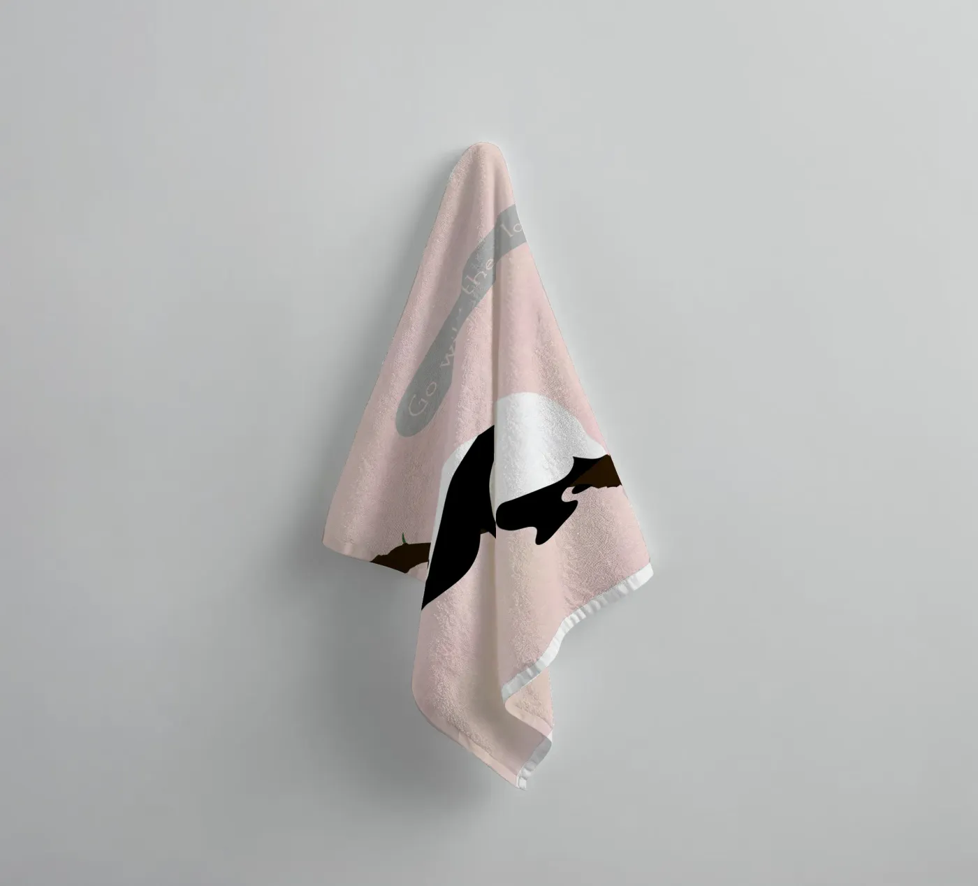 panda badhanddoek van natural neutral