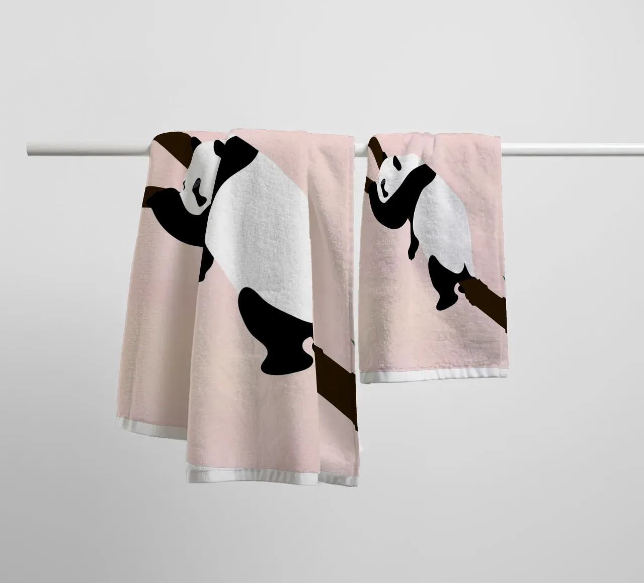 panda asciugamano da bagno da natural neutral