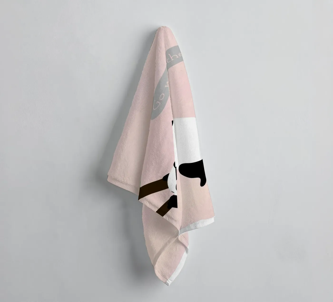 panda badhanddoek van natural neutral