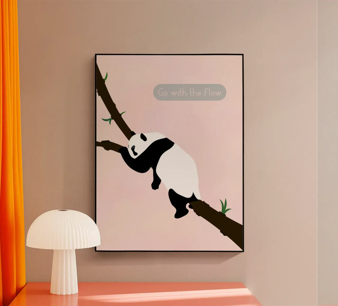 panda plexiglas de natural neutral