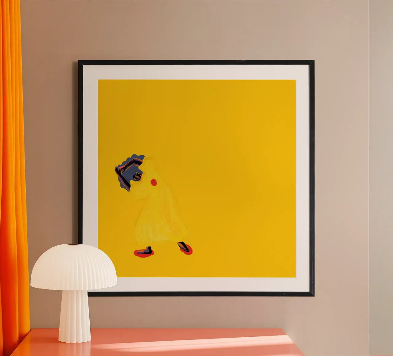 Yellow dance poster by tainah negreiros