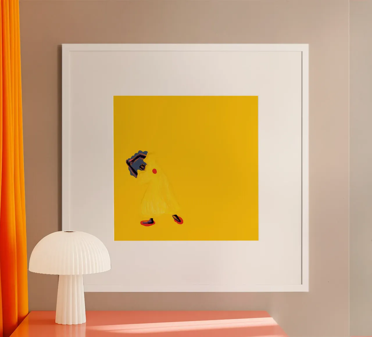 Yellow dance poster by tainah negreiros