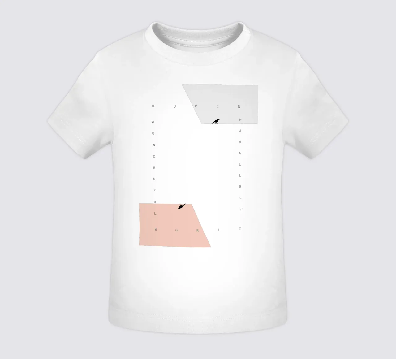 parallel birds maglietta neonato da natural neutral