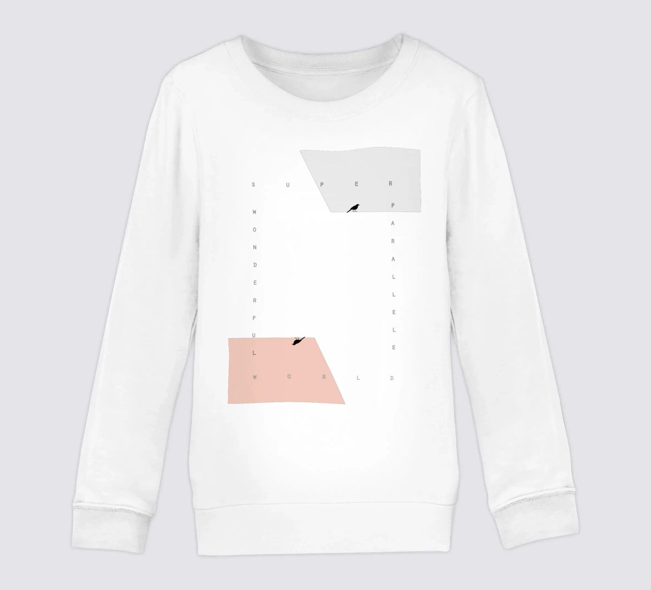 parallel birds felpa bambino da natural neutral