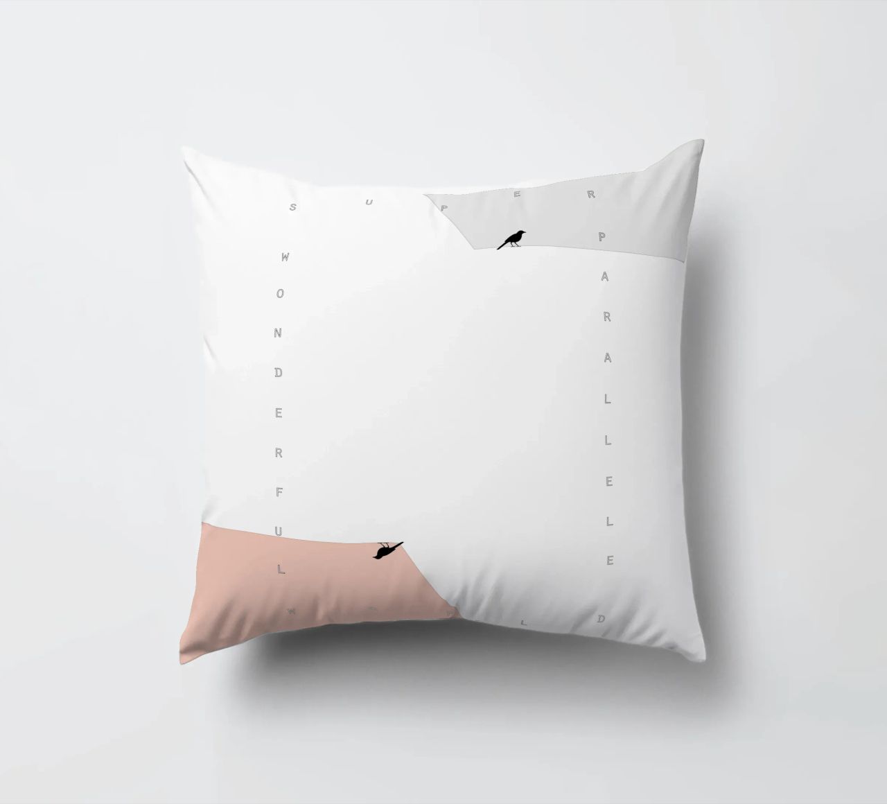 parallel birds cuscino da natural neutral