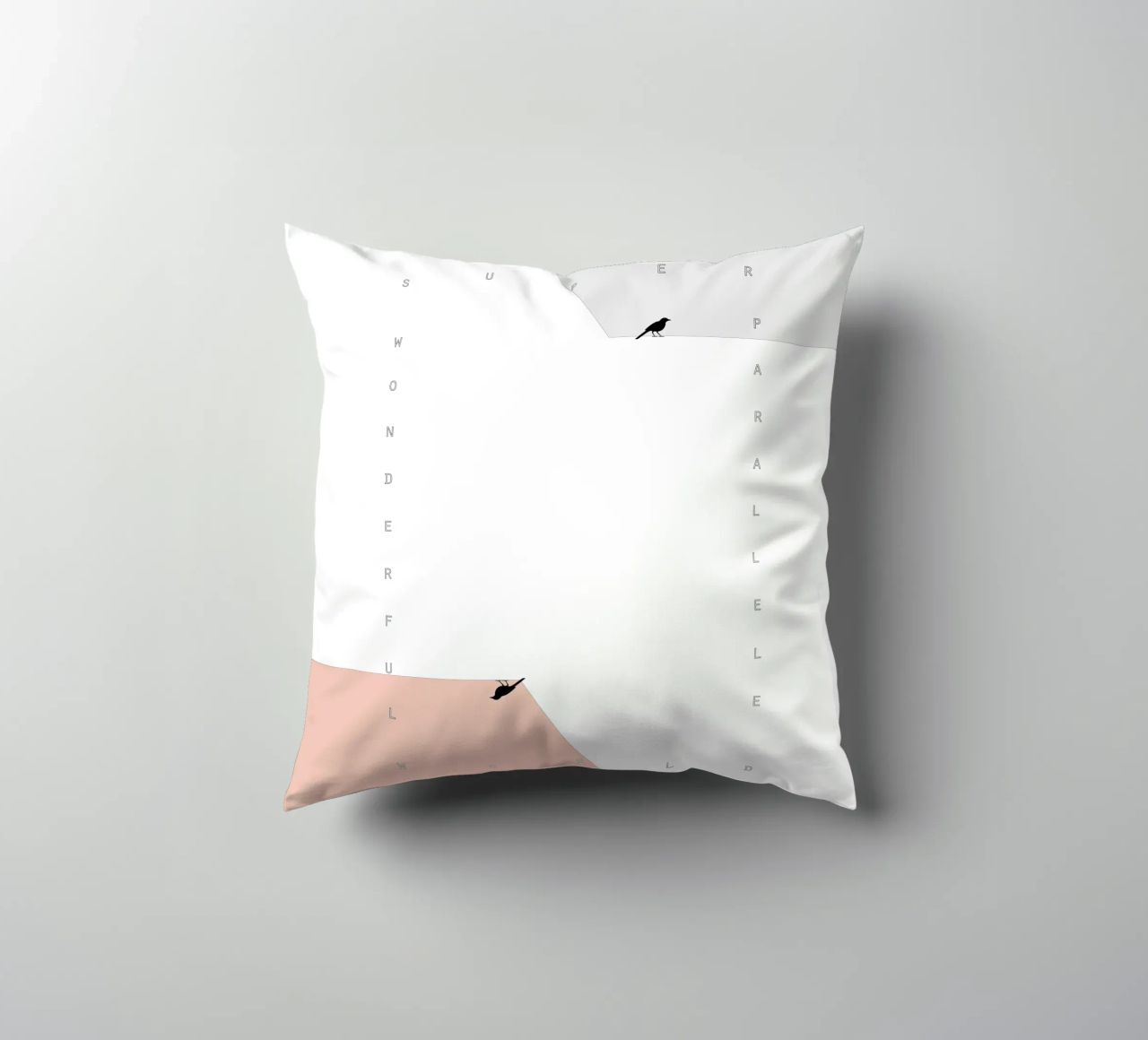 parallel birds cuscino da natural neutral