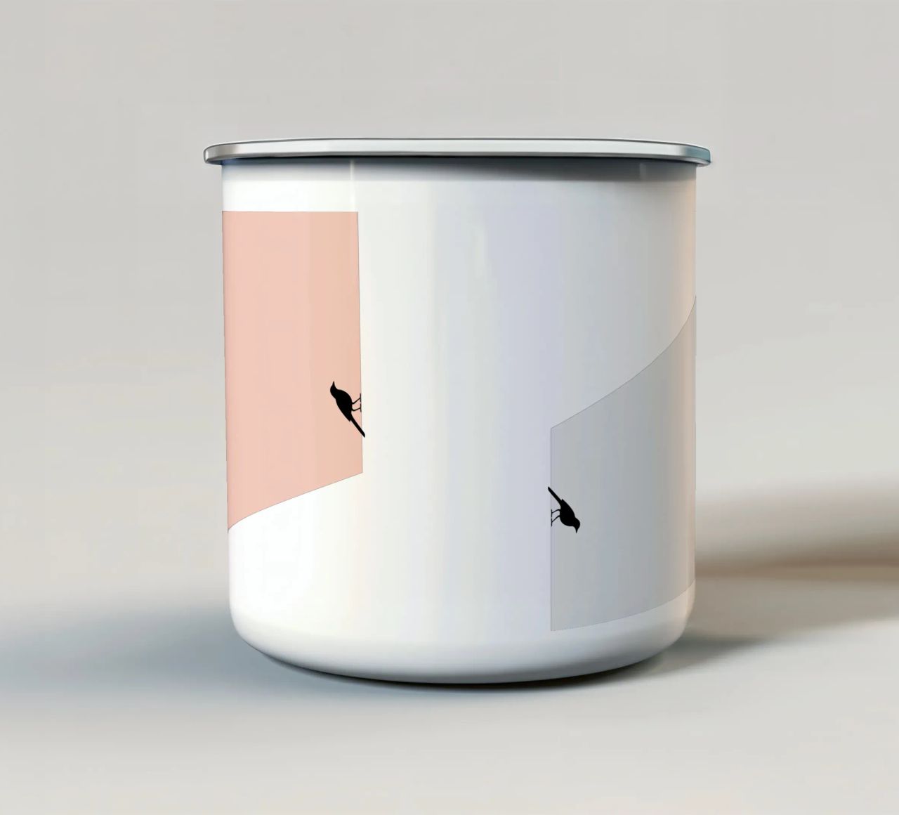 parallel birds tazza in smalto da natural neutral