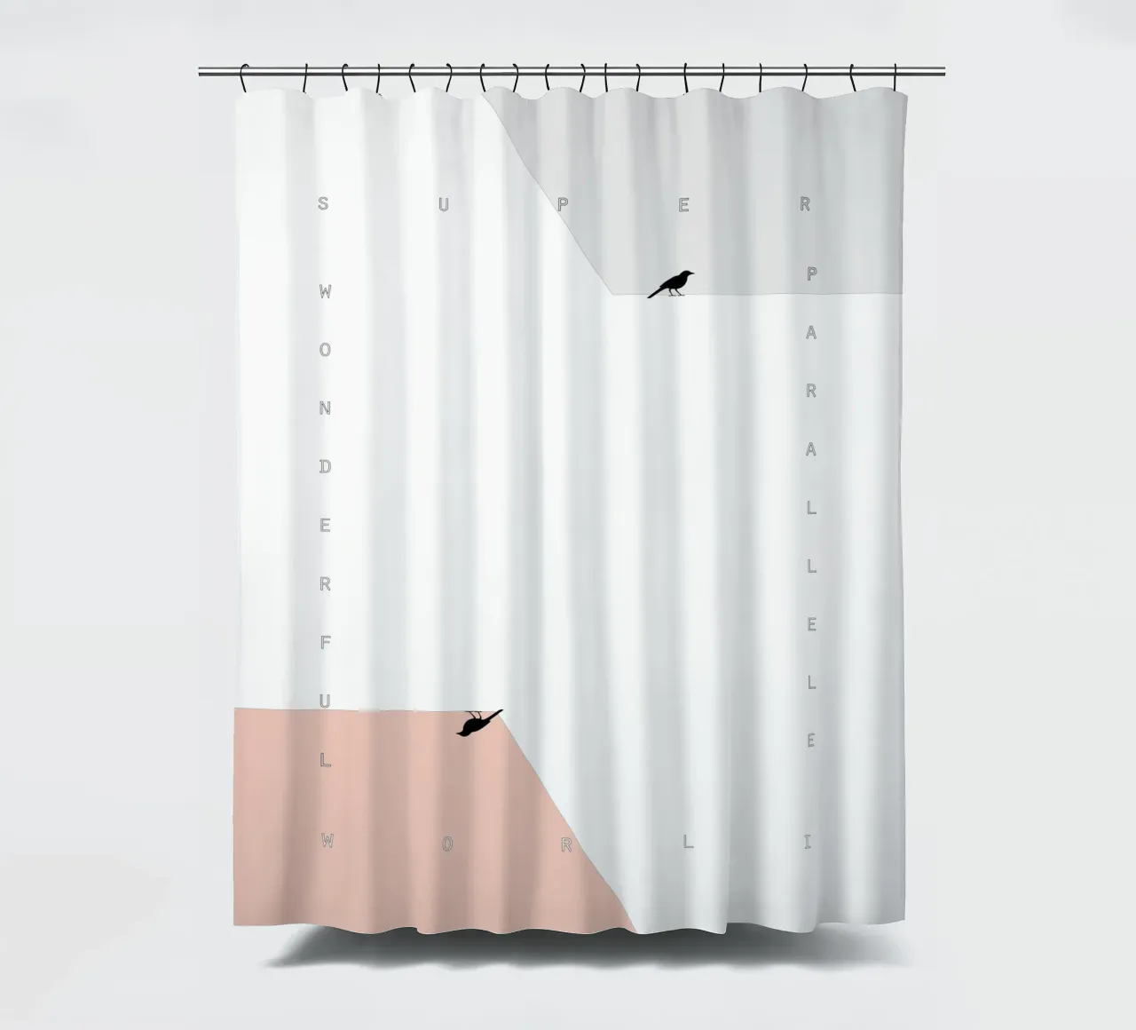 parallel birds tenda da doccia da natural neutral