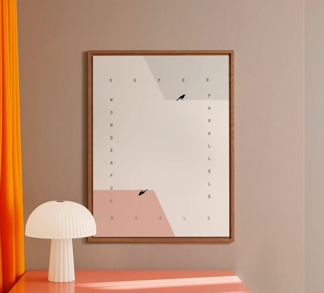 parallel birds alluminio dibond da natural neutral