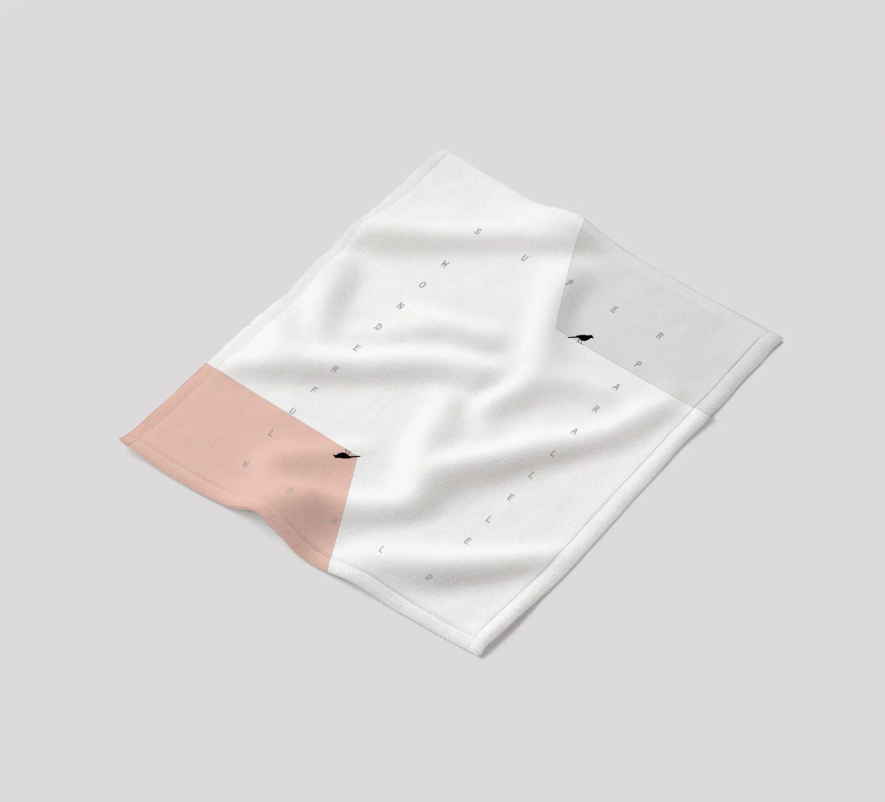 parallel birds coperta in pile da natural neutral