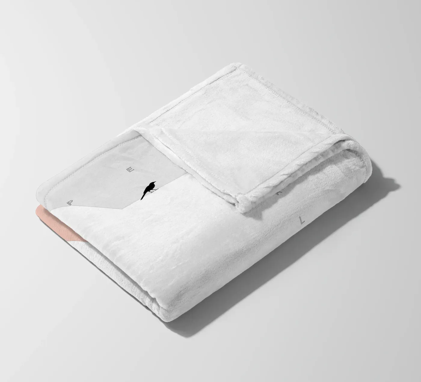 parallel birds Fleecedecke von natural neutral