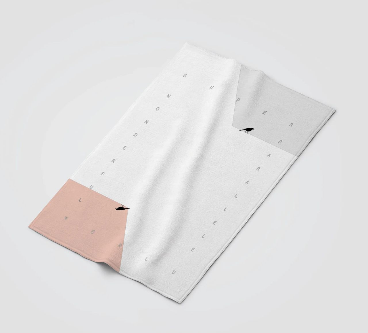 parallel birds coperta in pile da natural neutral