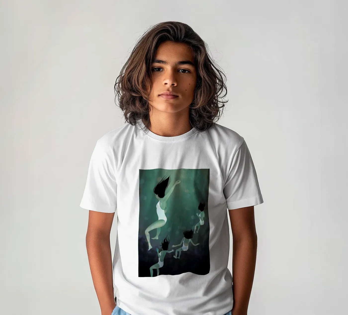 Hello Future Kinder T-Shirt von Lesja Chernish