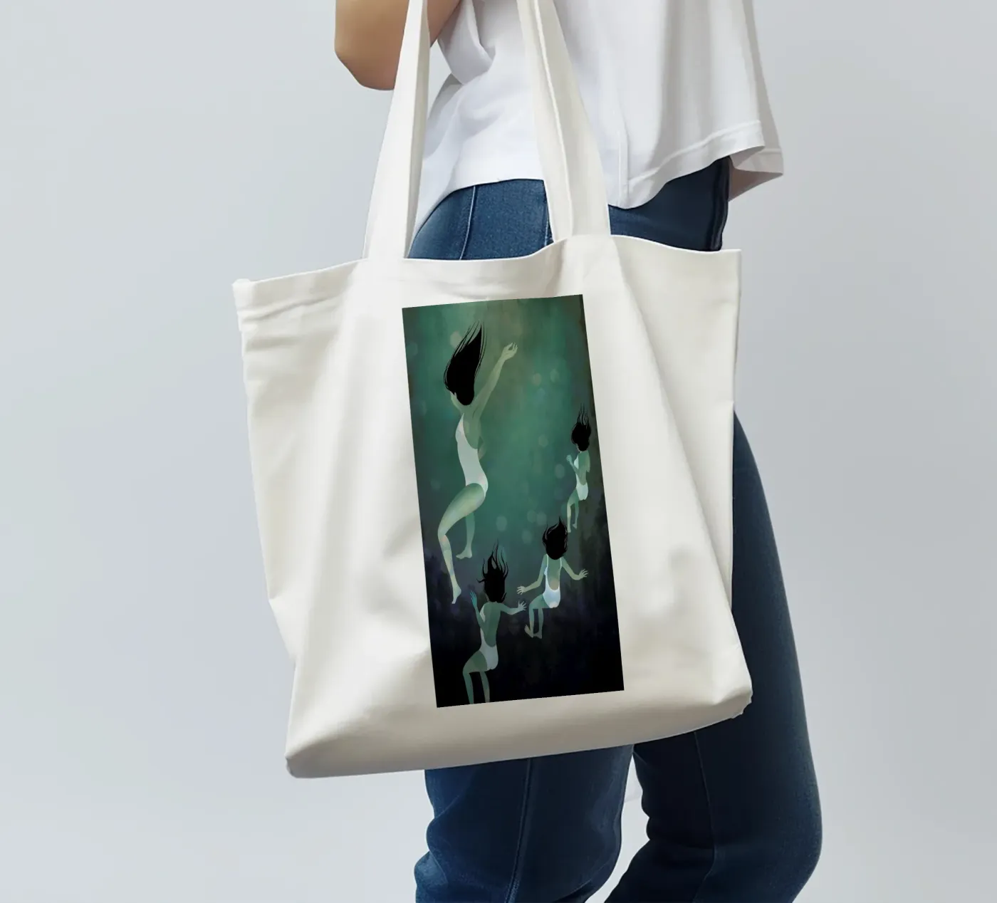 Hello Future tote bag by Lesja Chernish