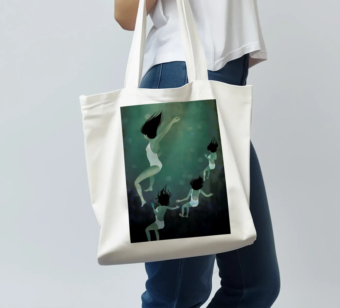 Hello Future tote bag by Lesja Chernish