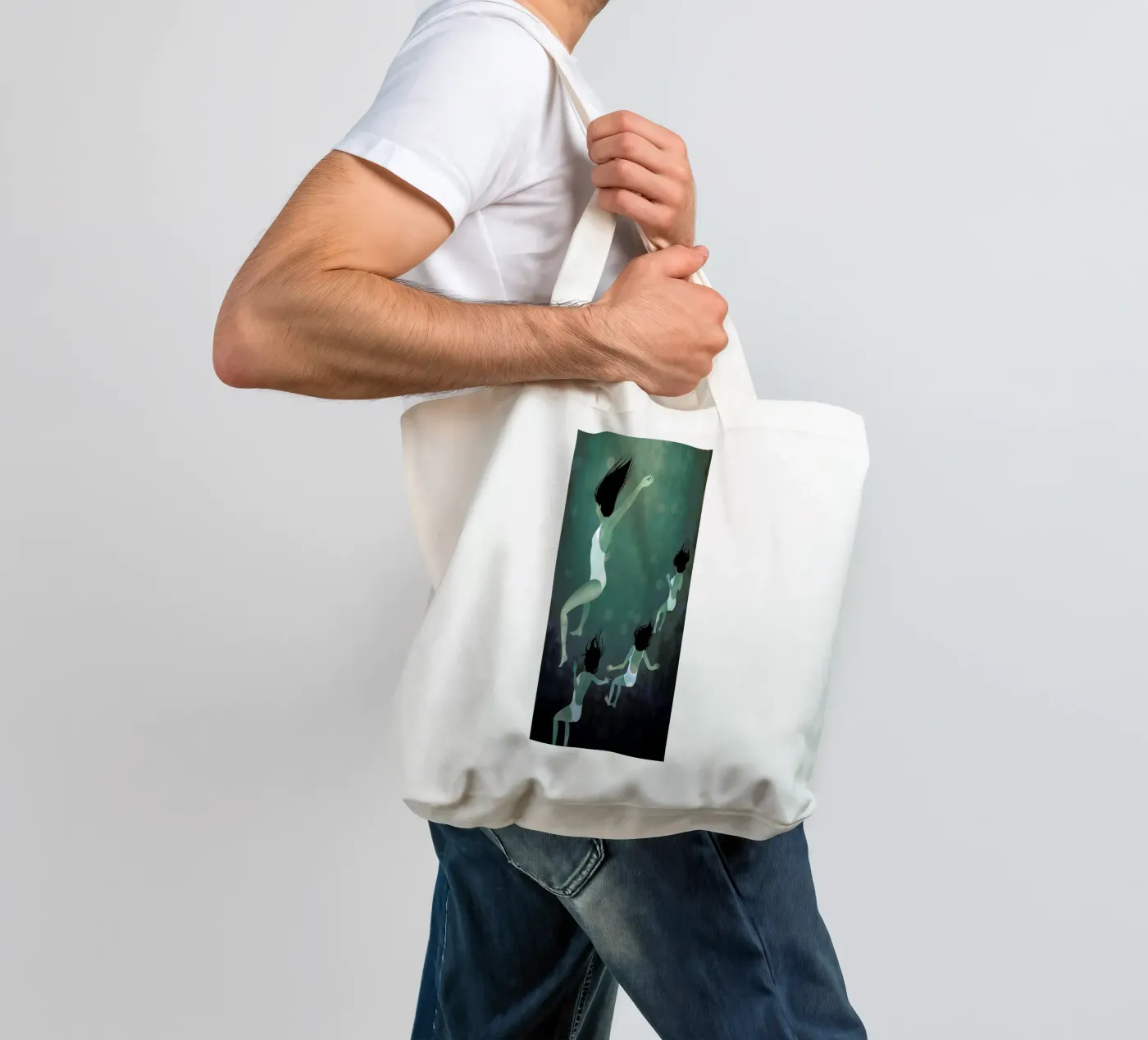 Hello Future tote bag by Lesja Chernish