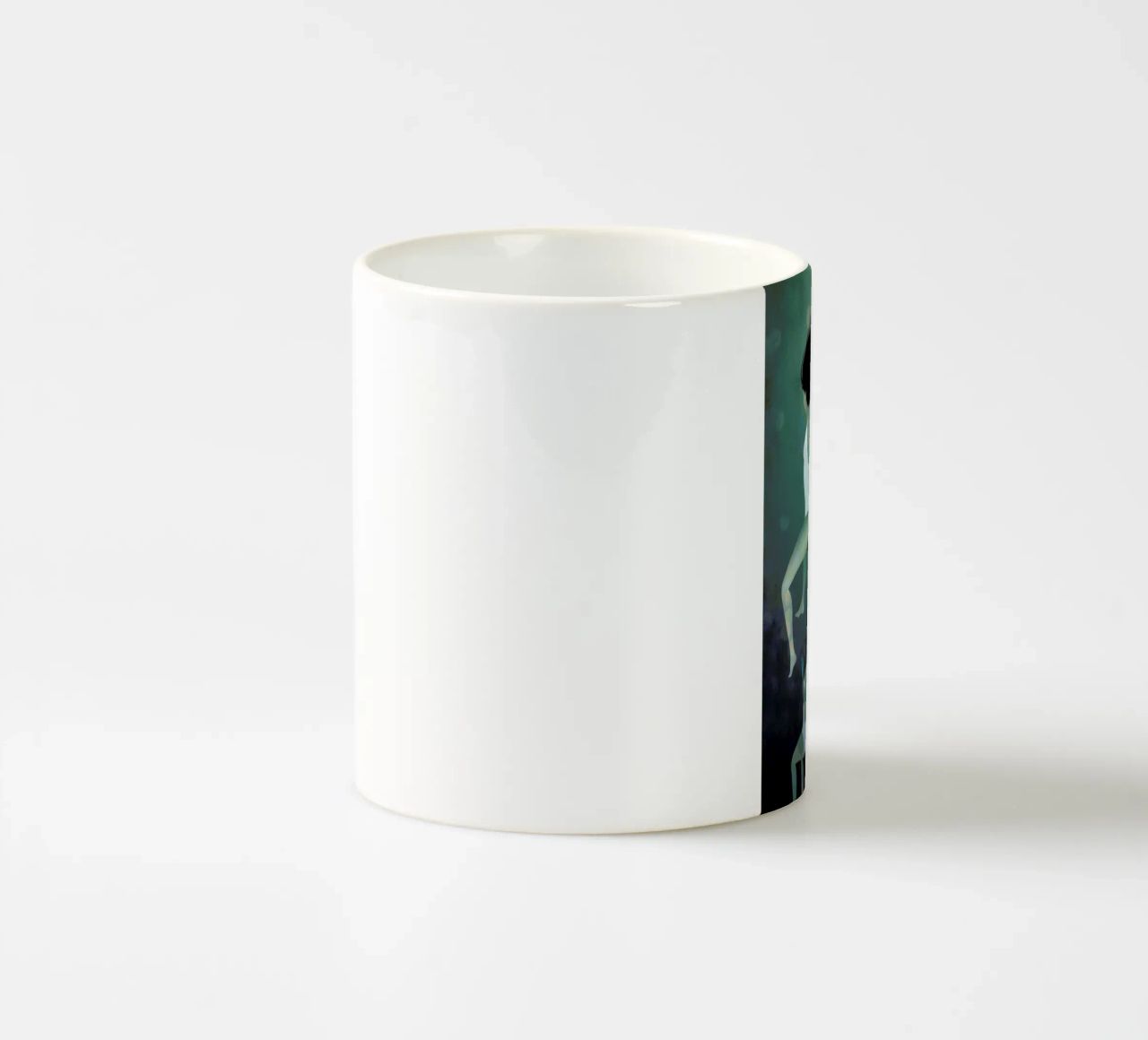 Hello Future tazza in ceramica da Lesja Chernish