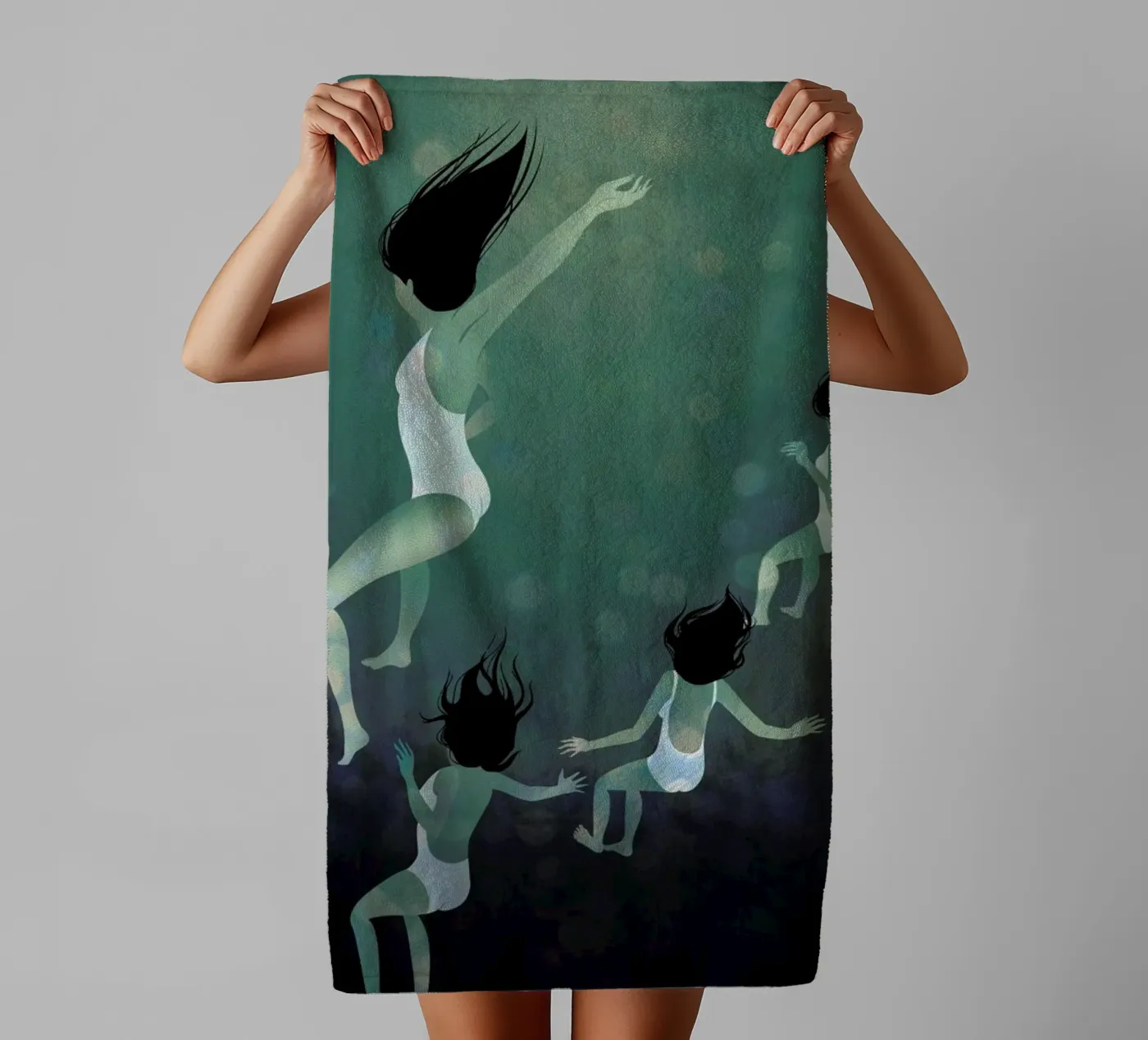 Hello Future badhanddoek van Lesja Chernish