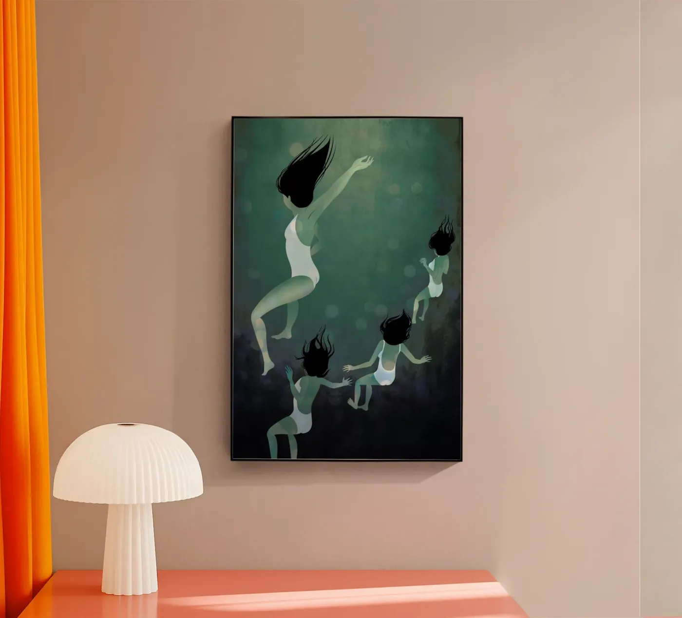 Hello Future acryl van Lesja Chernish