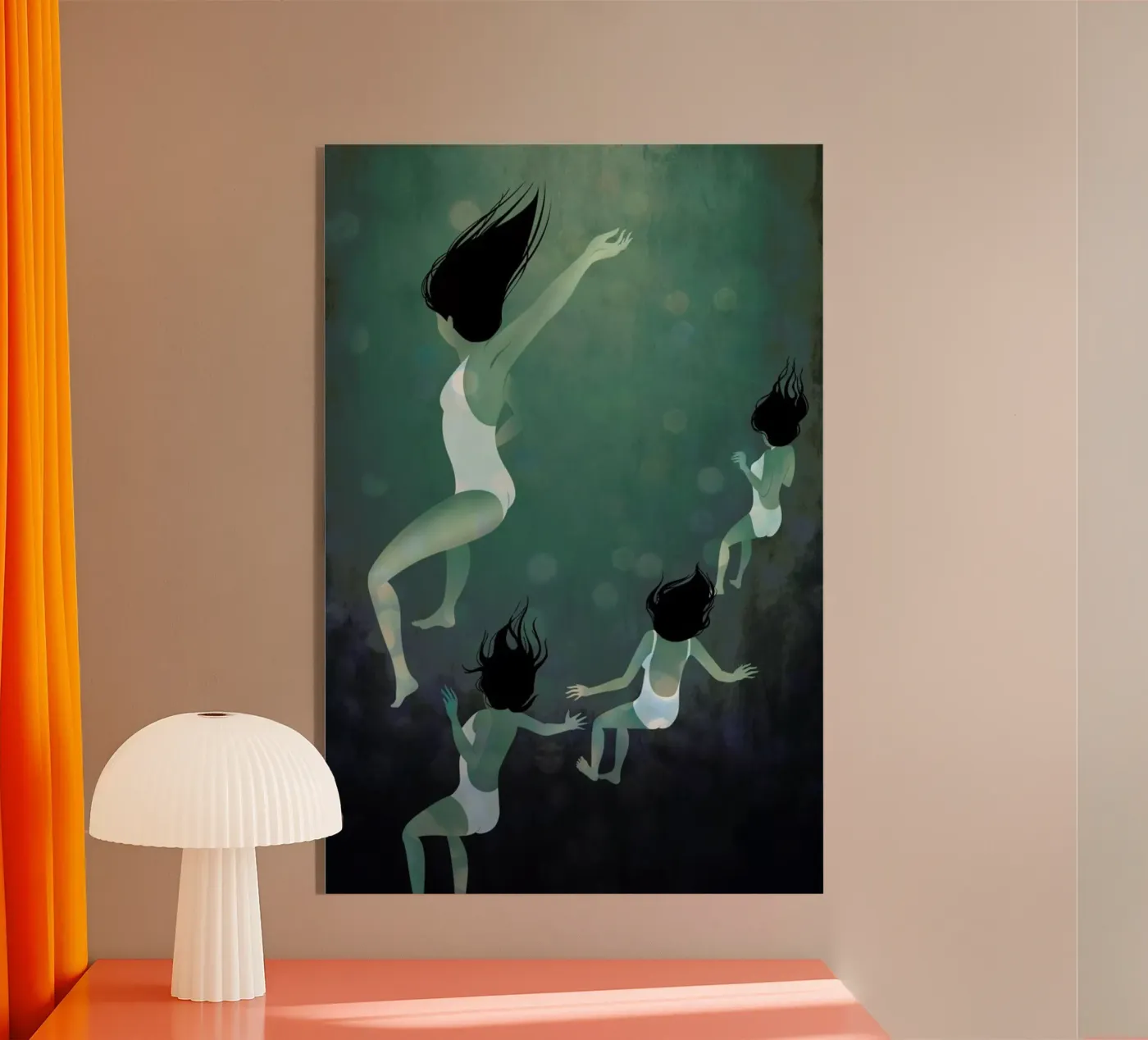 Hello Future acryl van Lesja Chernish