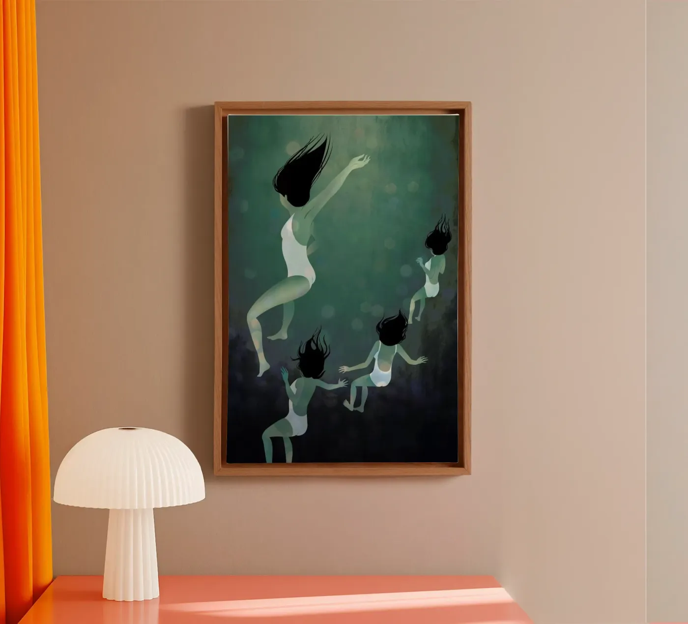 Hello Future Leinwand von Lesja Chernish