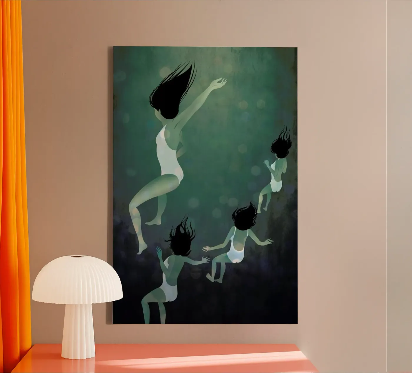 Hello Future Leinwand von Lesja Chernish