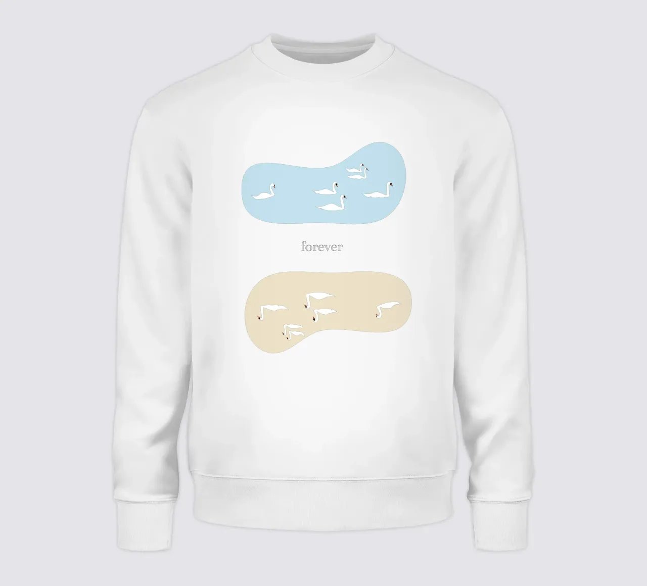 forever - swan felpa da natural neutral