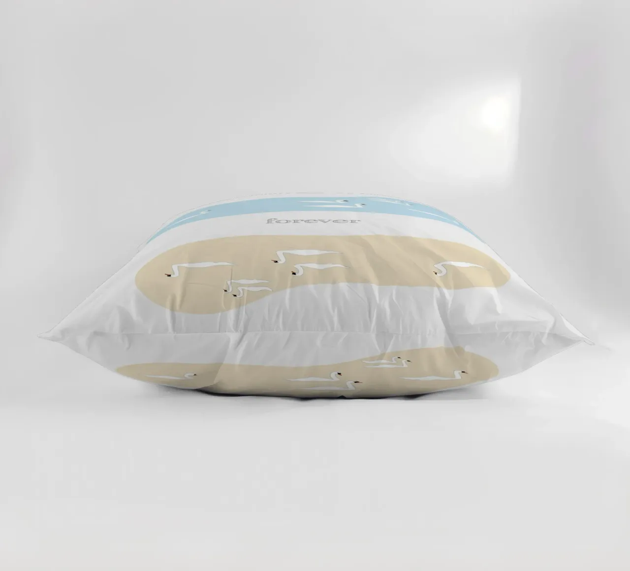 forever - swan cuscino da natural neutral