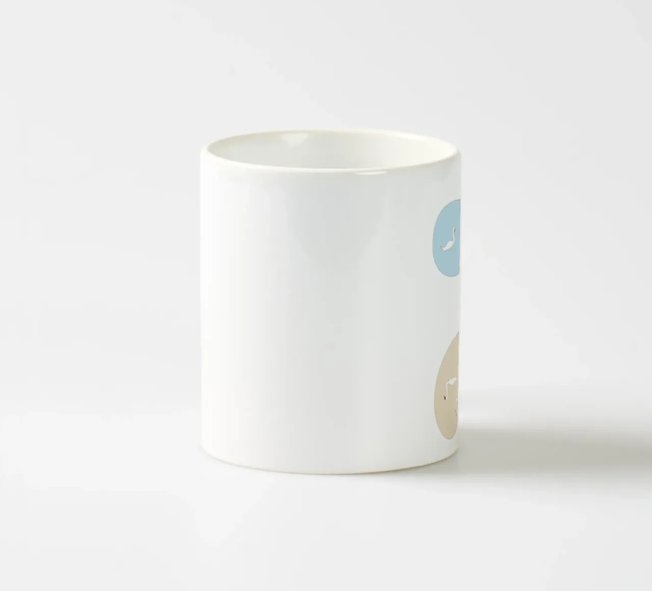 forever - swan tazza in ceramica da natural neutral