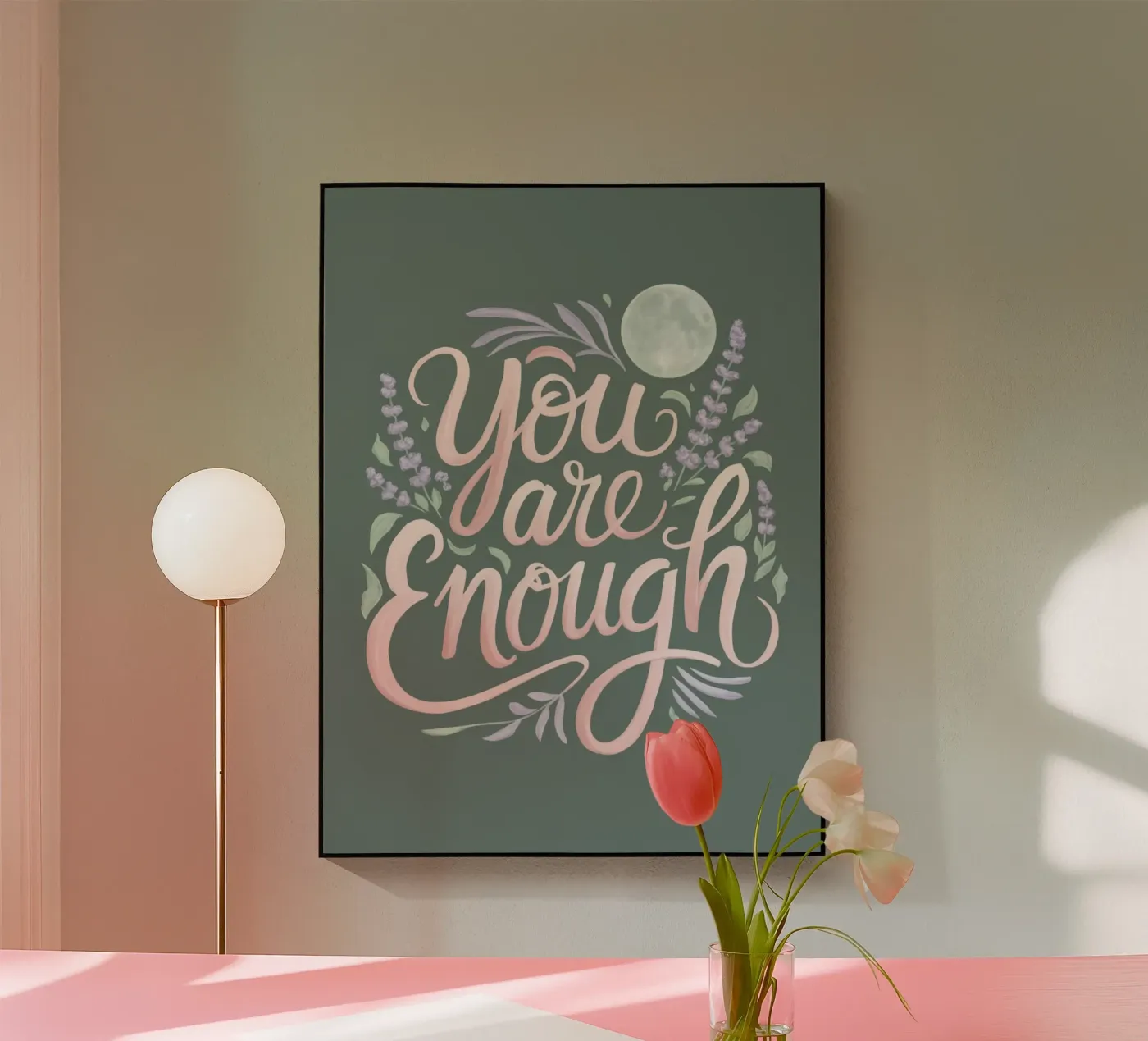 You are enough Acryl-Glas von logic