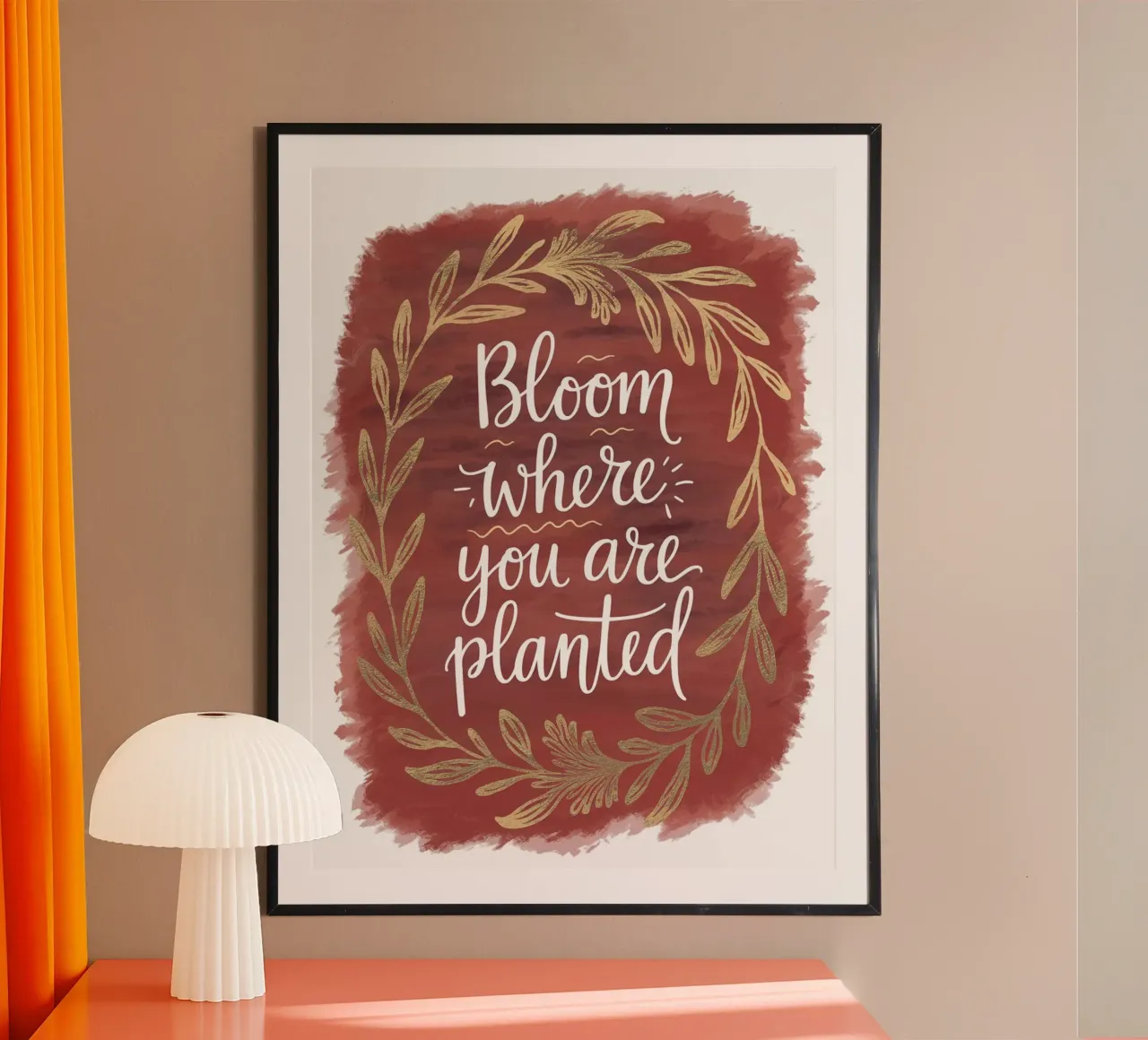 Bloom Where You Are Planted hahnemühle by logic