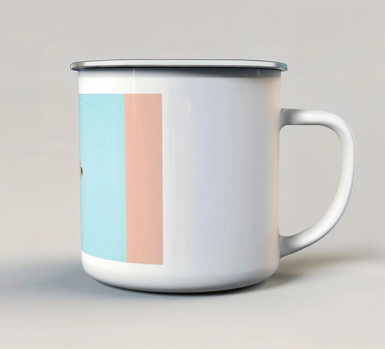 time for summer tazza in smalto da natural neutral