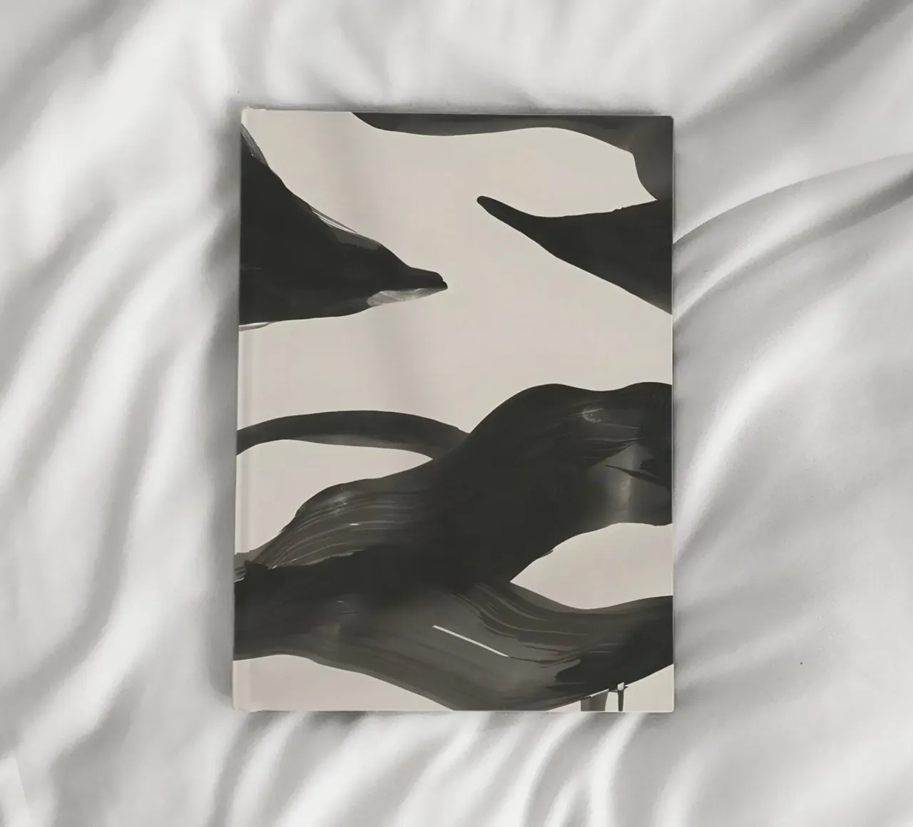 Harmony in motion - Artful flowing forms notebook by Kunst und Kontrast