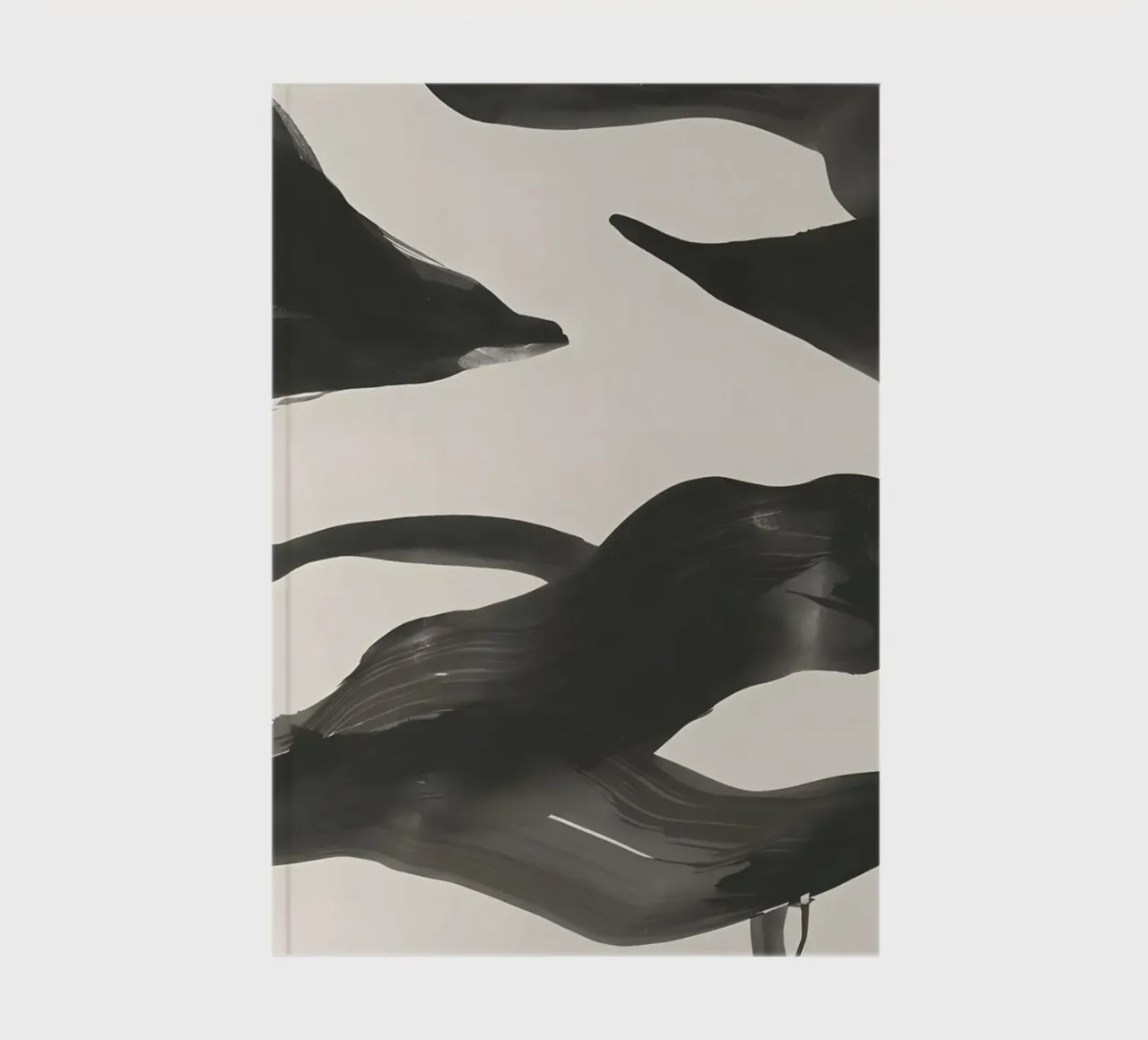 Harmony in motion - Artful flowing forms notebook by Kunst und Kontrast