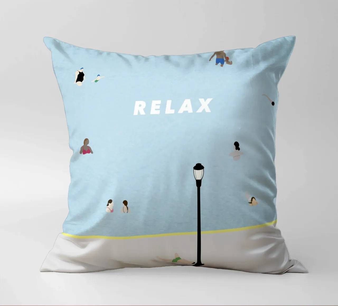 RELAX - SUMMER POOL cuscino da natural neutral