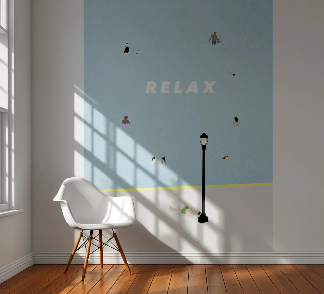 RELAX - SUMMER POOL photo wallpaper by natural neutral
