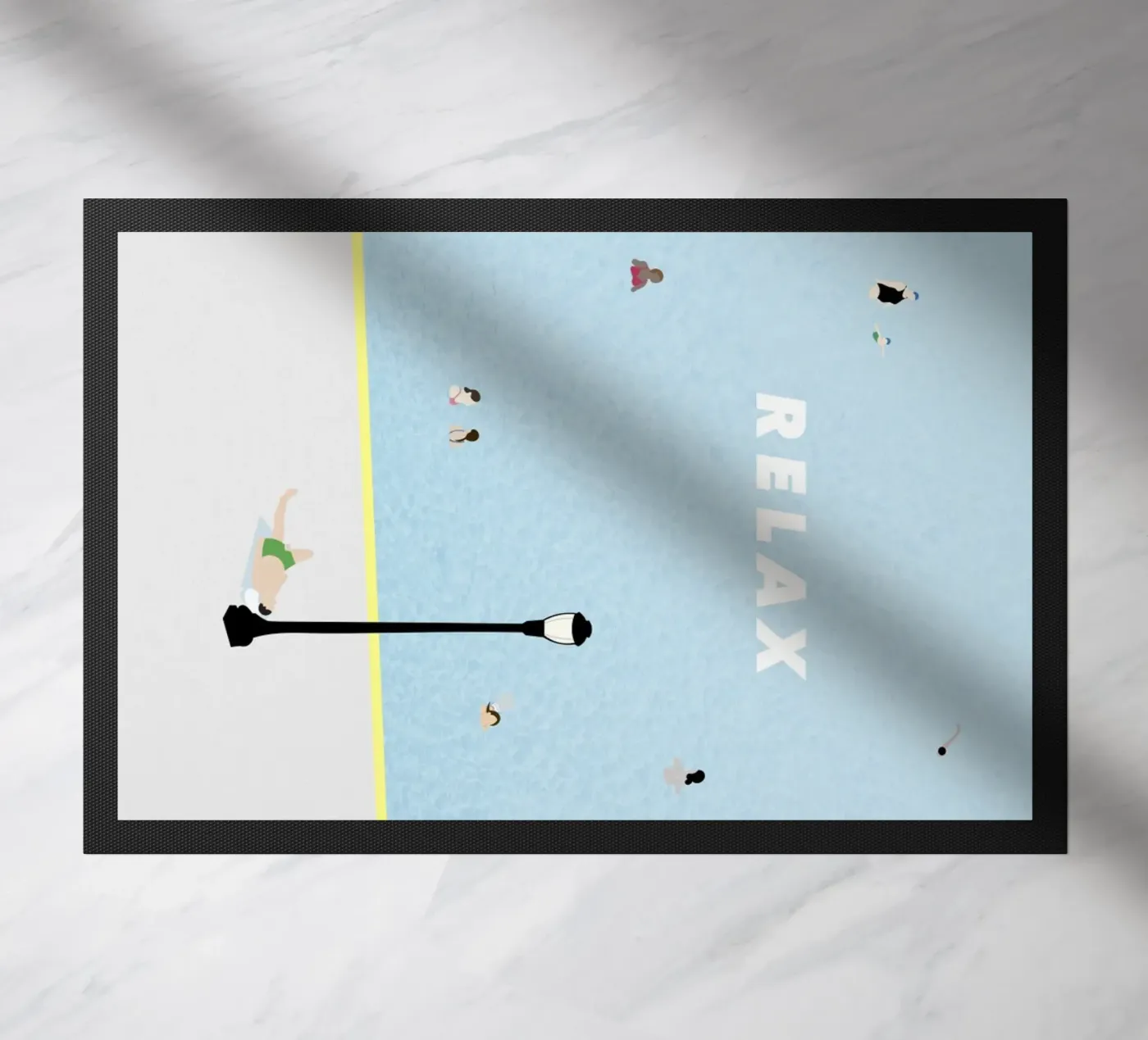RELAX - SUMMER POOL doormat by natural neutral