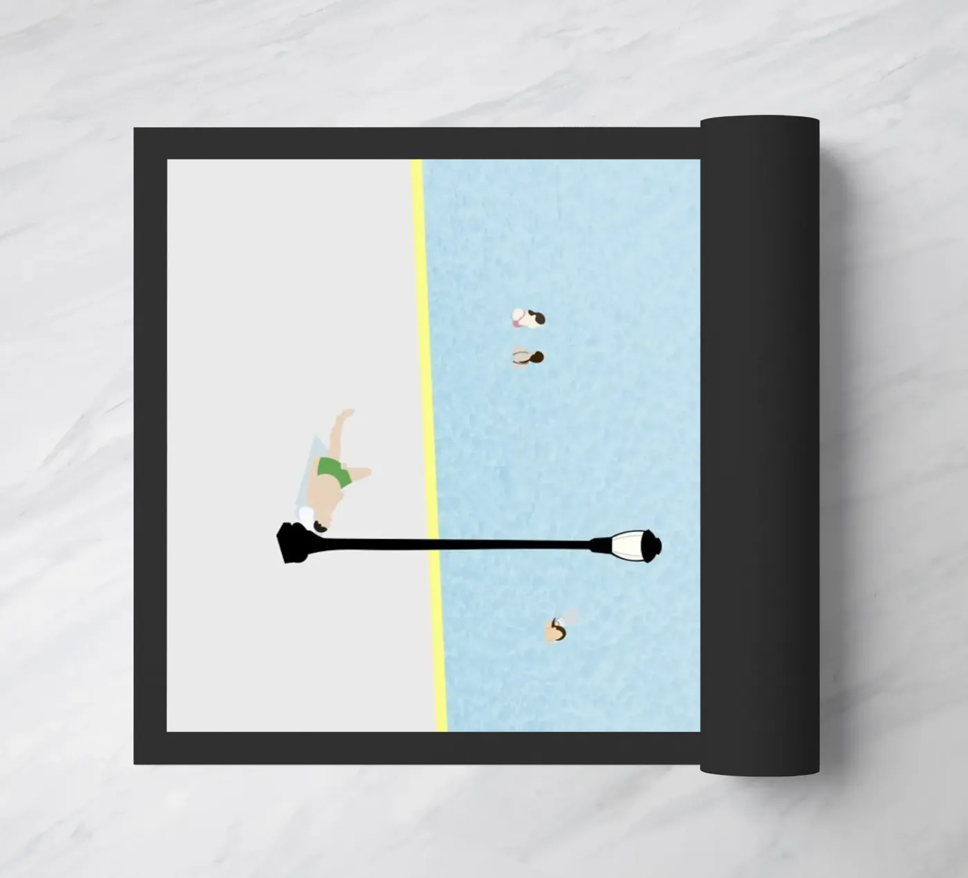RELAX - SUMMER POOL doormat by natural neutral