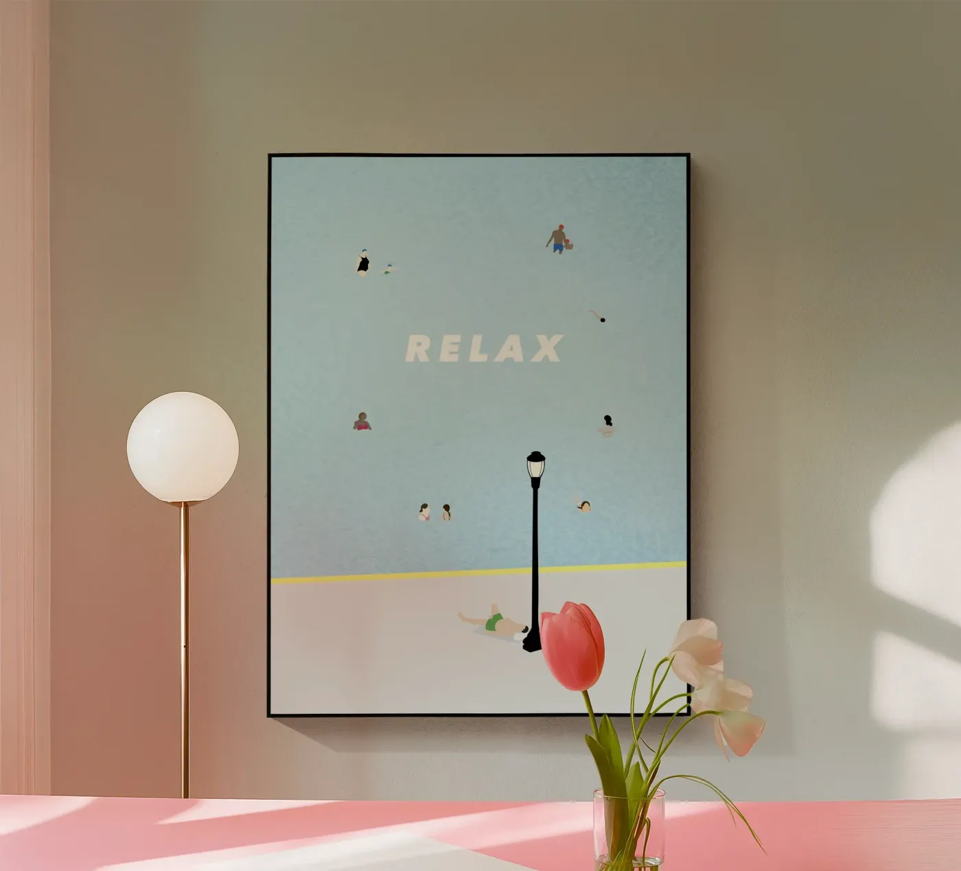 RELAX - SUMMER POOL plexiglass da natural neutral