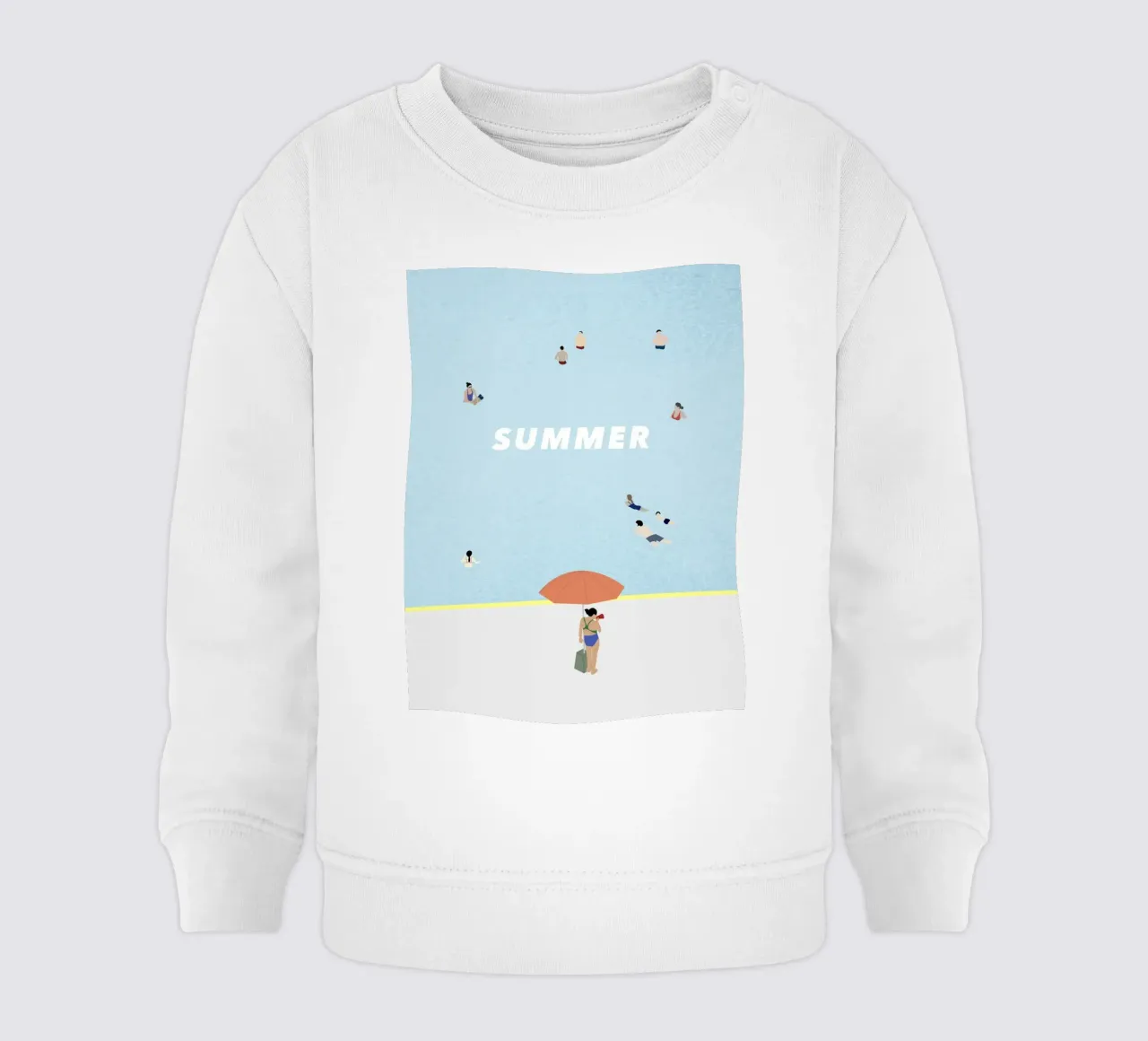 SUMMER POOL felpa neonato da natural neutral