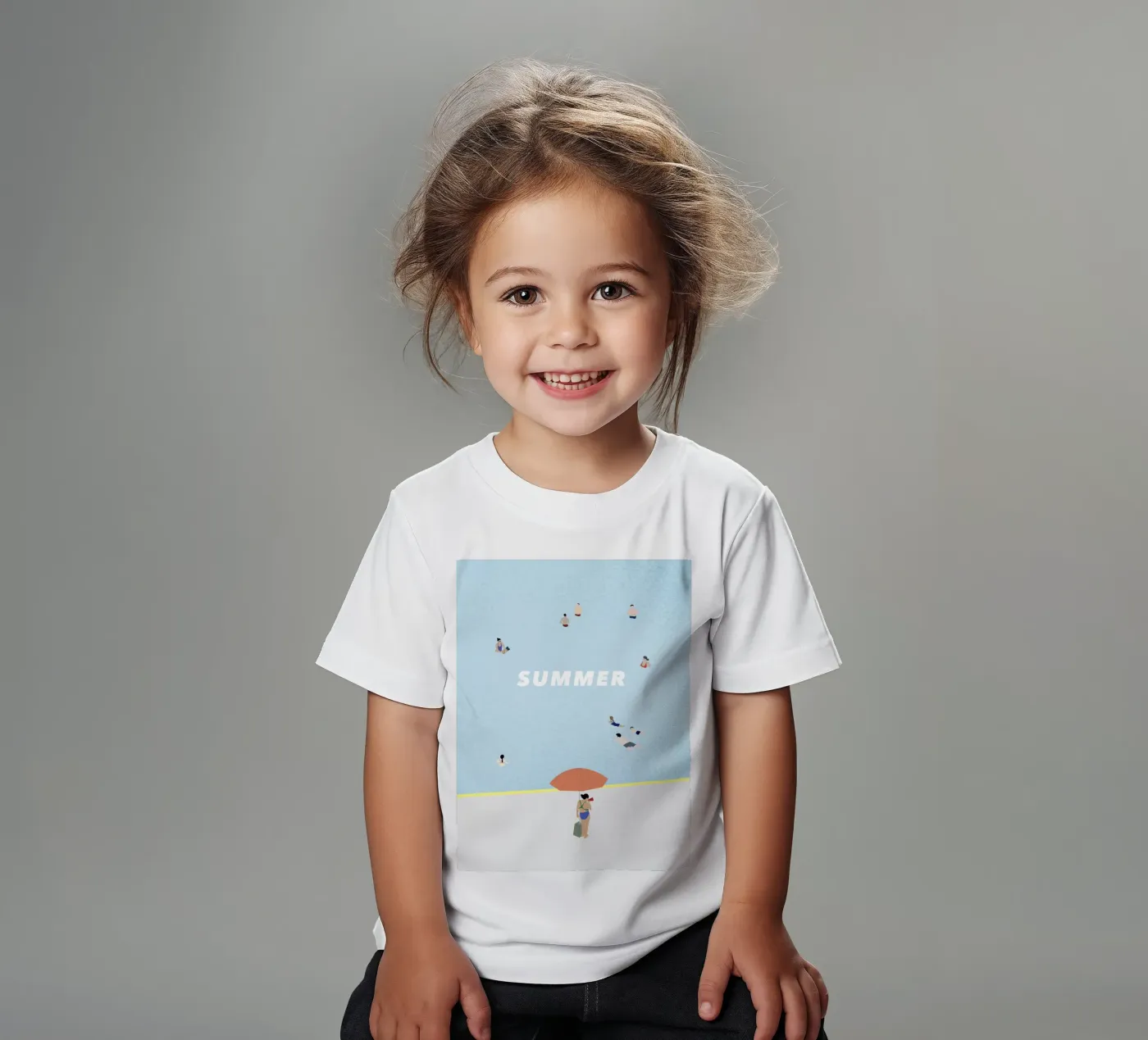 SUMMER POOL Kinder T-Shirt von natural neutral