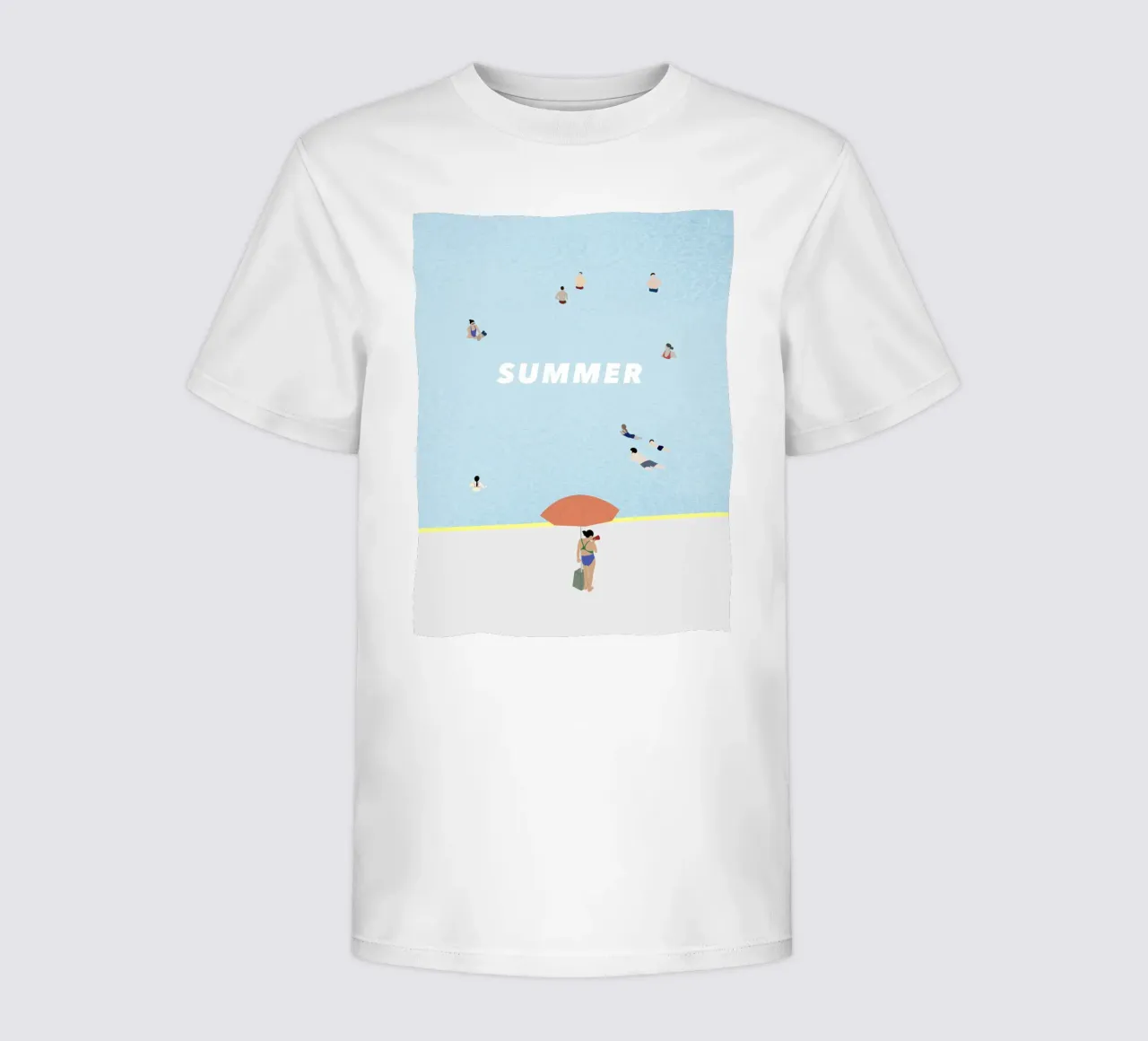 SUMMER POOL t-shirt bambini da natural neutral