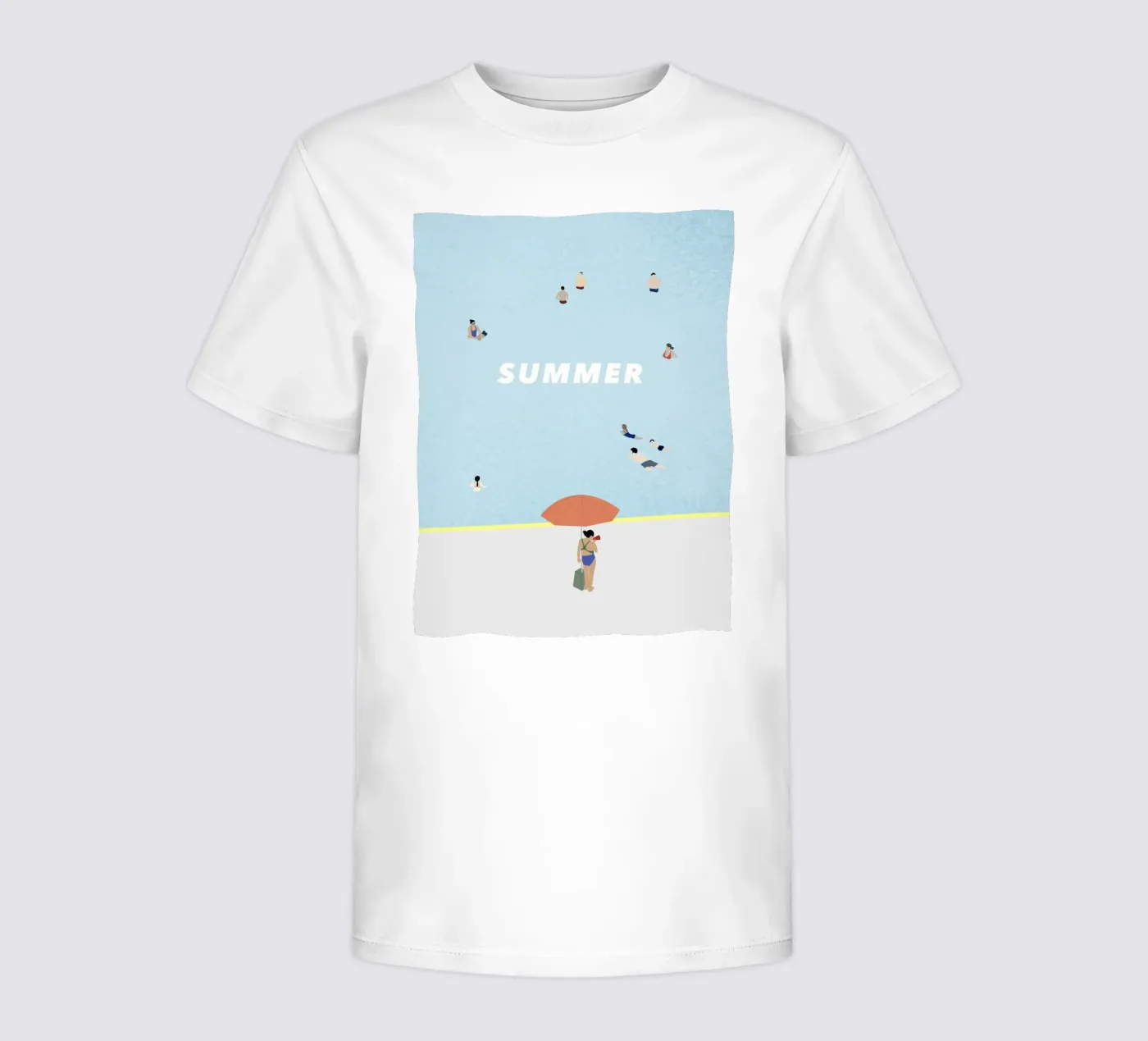 SUMMER POOL Kinder T-Shirt von natural neutral