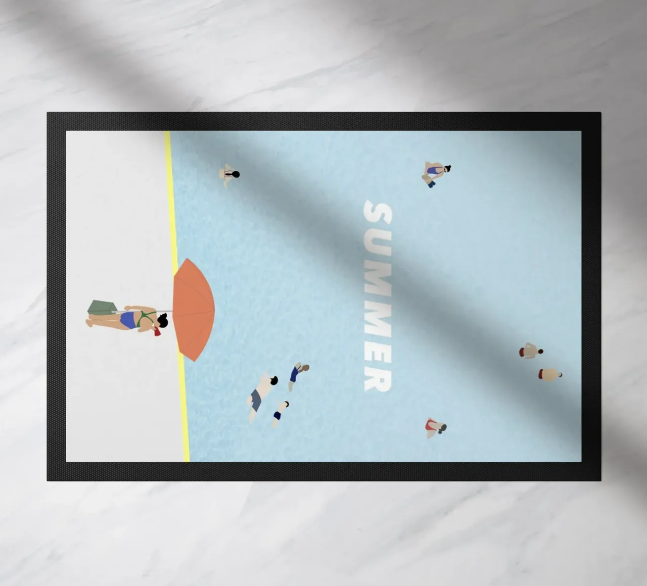 SUMMER POOL doormat by natural neutral