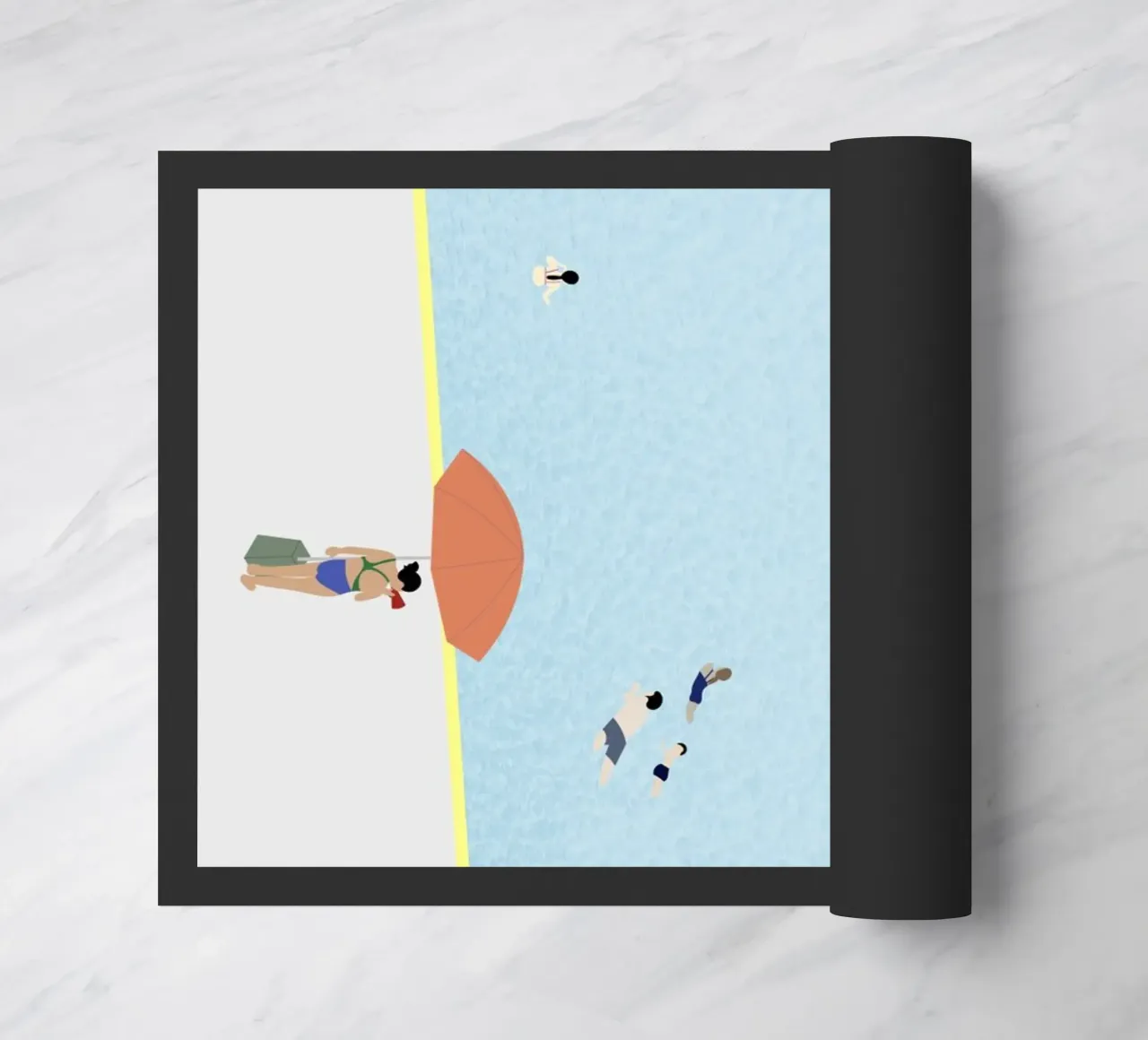 SUMMER POOL doormat by natural neutral