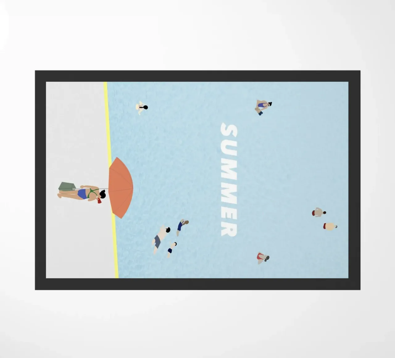 SUMMER POOL doormat by natural neutral