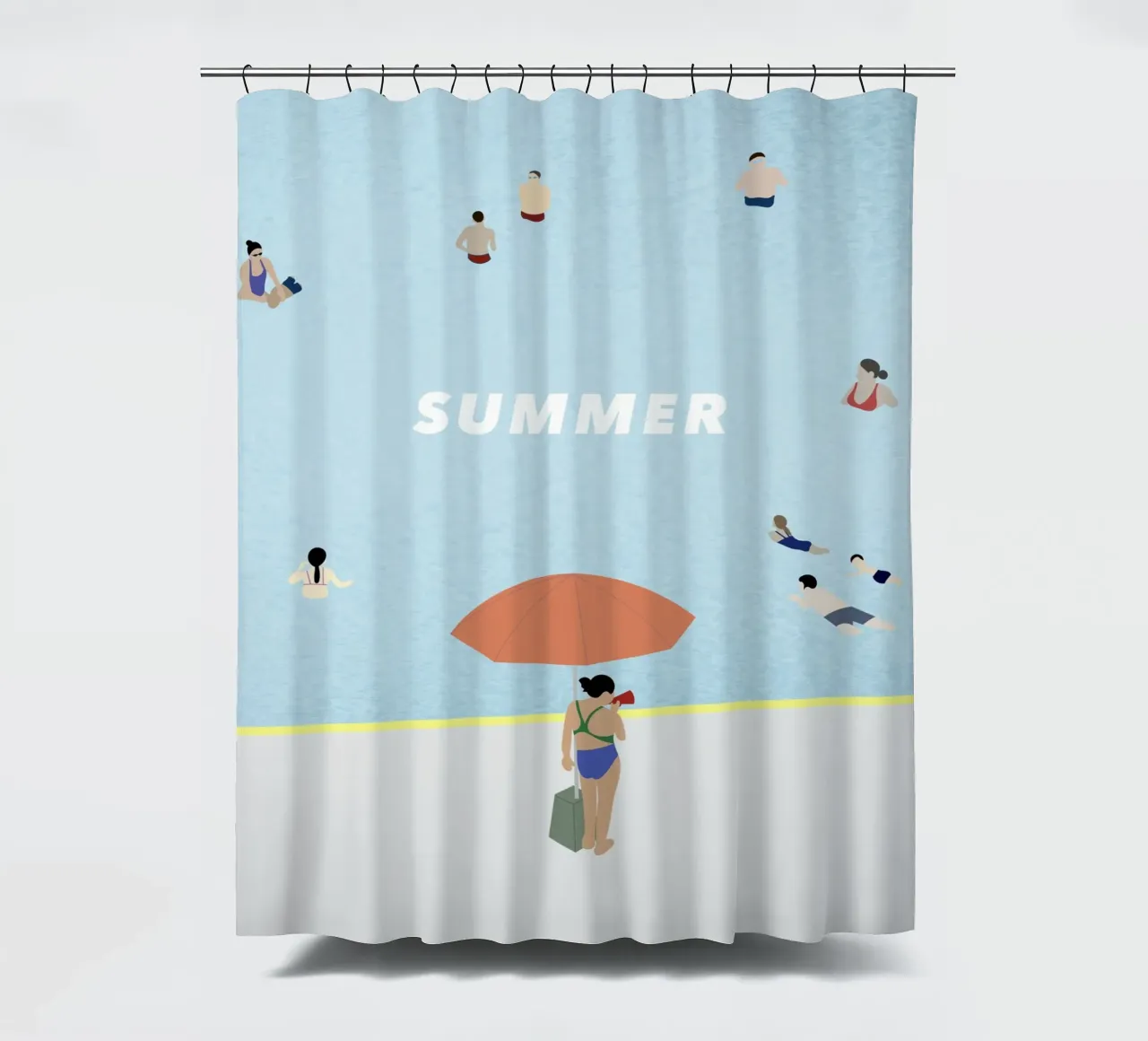 SUMMER POOL tenda da doccia da natural neutral