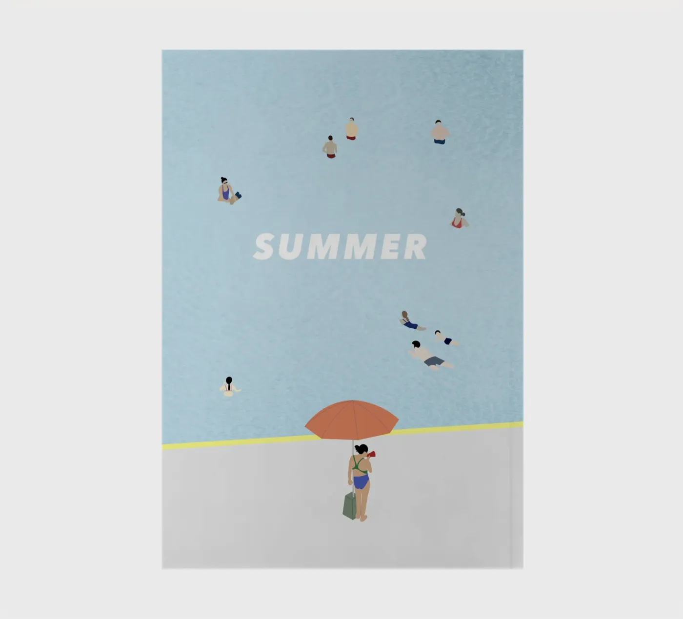 SUMMER POOL notebook by natural neutral