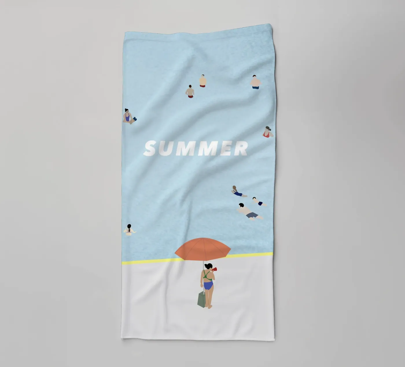 SUMMER POOL badhanddoek van natural neutral