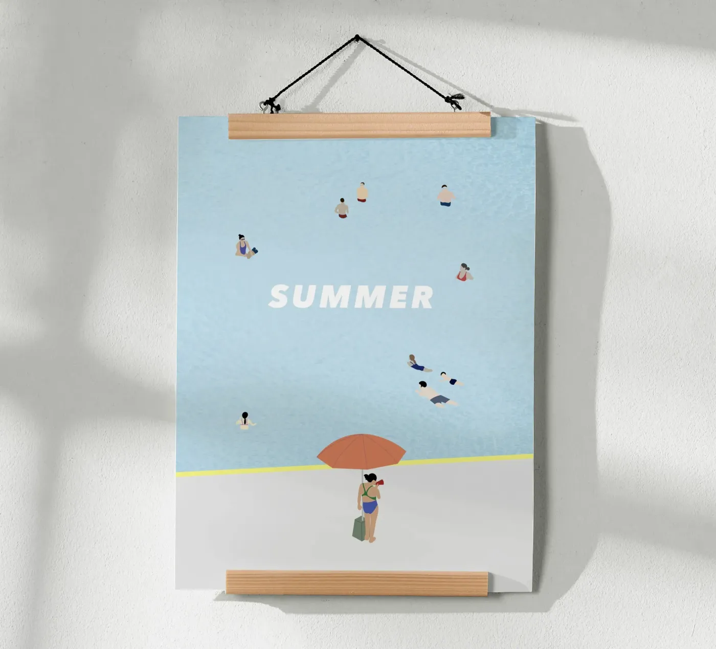 SUMMER POOL Poster von natural neutral
